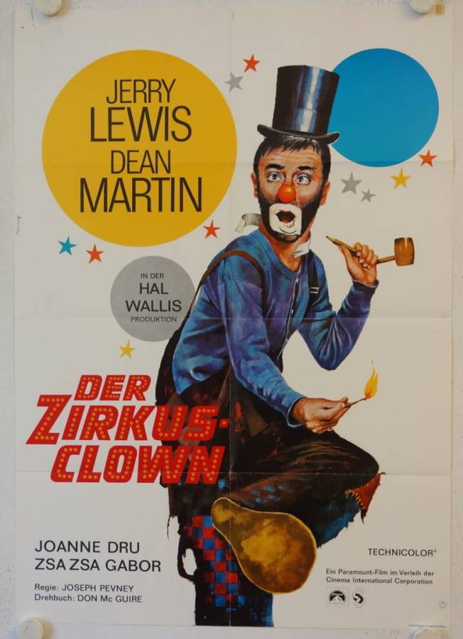 Der Zirkusclown originales deutsches Filmplakat (R70s)